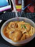 Espagueti sin gluten con albóndigas de Champiñón