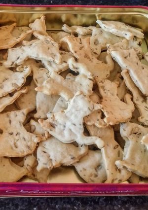 Une photo de Crackers au graines.(vegan)