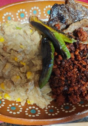 Una foto de Frijoles garibaldi