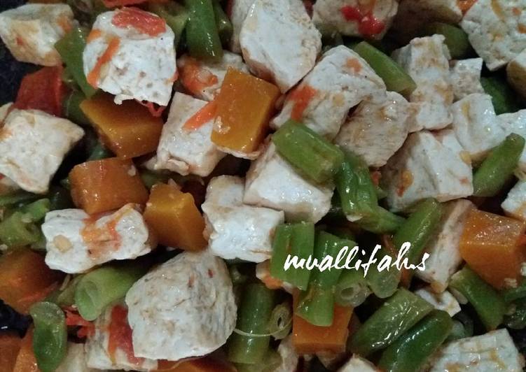 Proses mengolah Tumis Tahu Buncis Labu, Menggugah Selera
