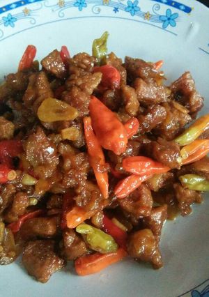 Foto resep Oseng Mercon Daging Sapi