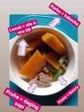 Mpasi 4* labu parang, buncis, daging sapi