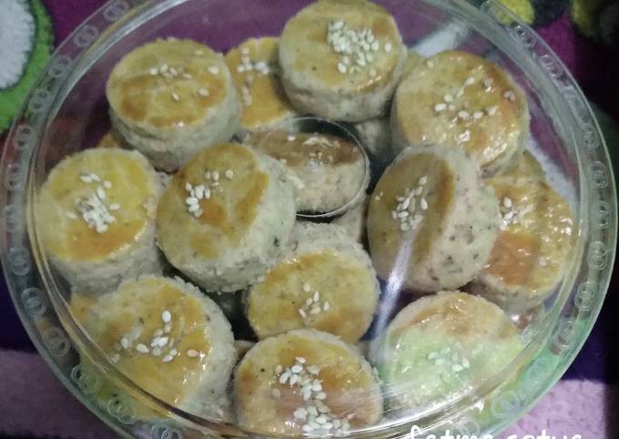 Resep mudah memasak 098. Kue Kacang Wijen 🥜 yang sedap