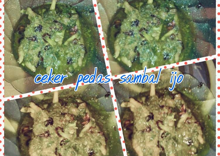 How to Prepare Perfect Ceker pedas sambal ijo