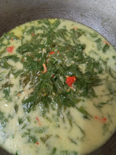 Foto resep Daun singkong masak santan