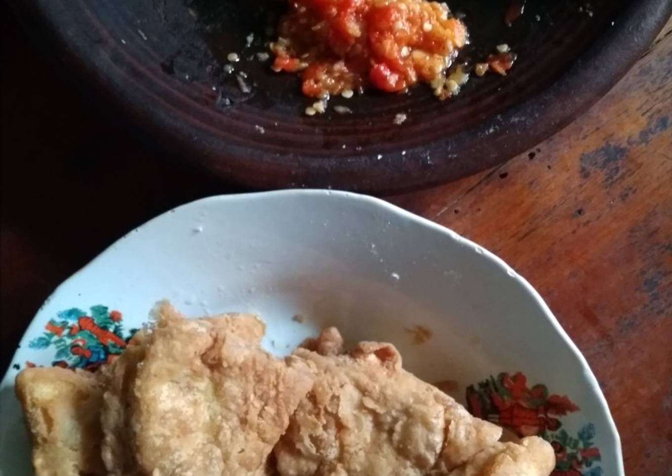 Telur geprek ala uminya haziq