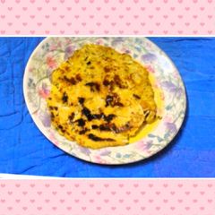 A picture of Makki ki mooli wali Roti.