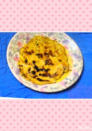 A picture of Makki ki mooli wali Roti.
