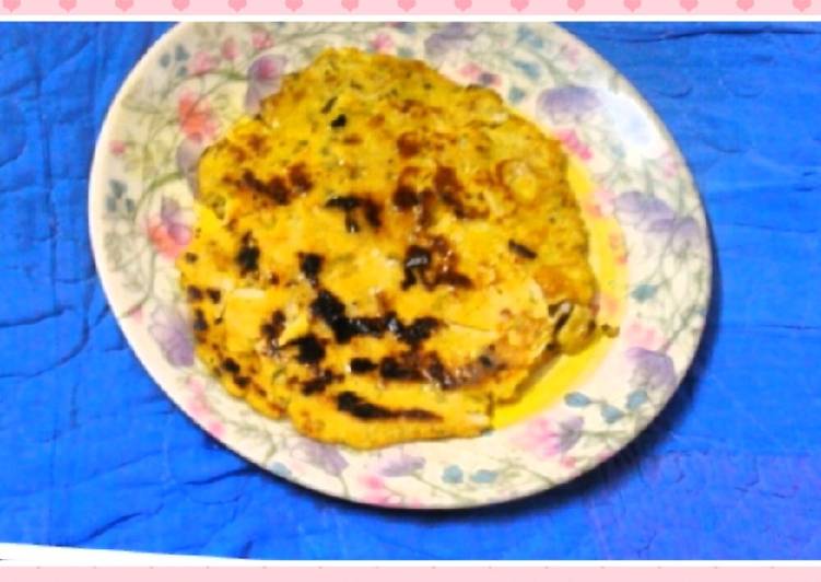 Easiest Way to Prepare Ultimate Makki ki mooli wali Roti