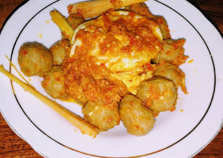 Balado Bakso Telur