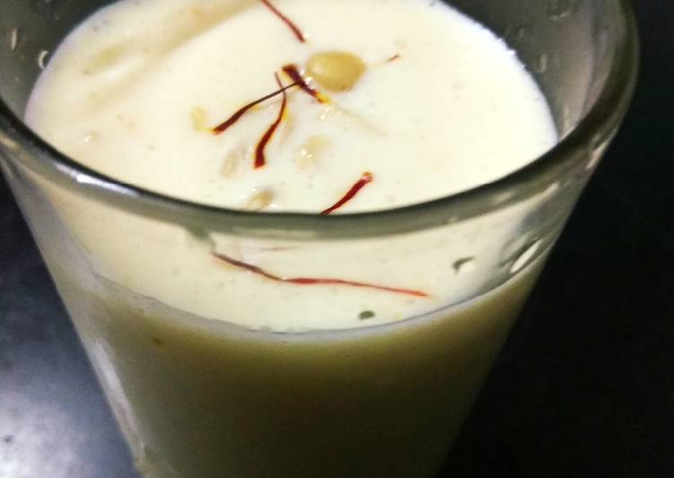 Step-by-Step Guide to Prepare Super Quick Homemade Dry fruits lassi