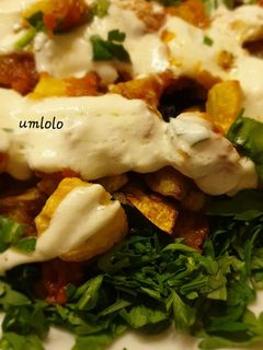 صورة لوصفة سلطة الفته سهله ولذيذه 😋