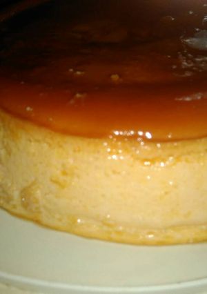 Una foto de Flan casero