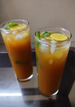 A picture of Mango Ice Tea.