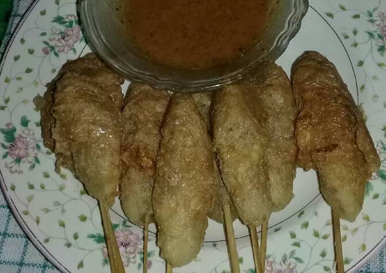 Sempol Ayam sambal kacang