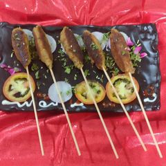 A picture of Chicken seekh kebab.