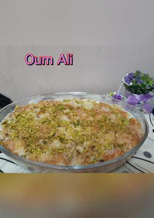 Foto resep Oum Ali dissert khas Timur Negara Tengah