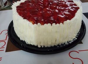 Una foto de Torta de frutillas