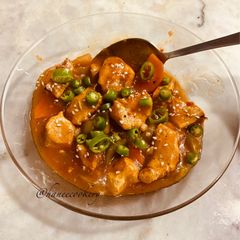A picture of Chicken Manchurian ❦.