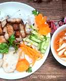 Bánh ướt thịt nướng