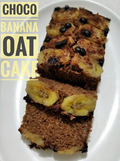 Foto resep Choco banana oat cake