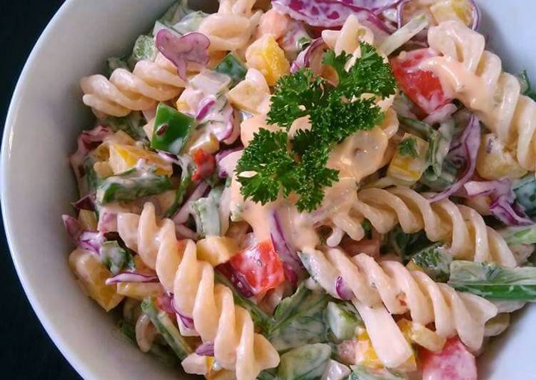 Recipe of Quick Creamy Cheesy Pasta Salad