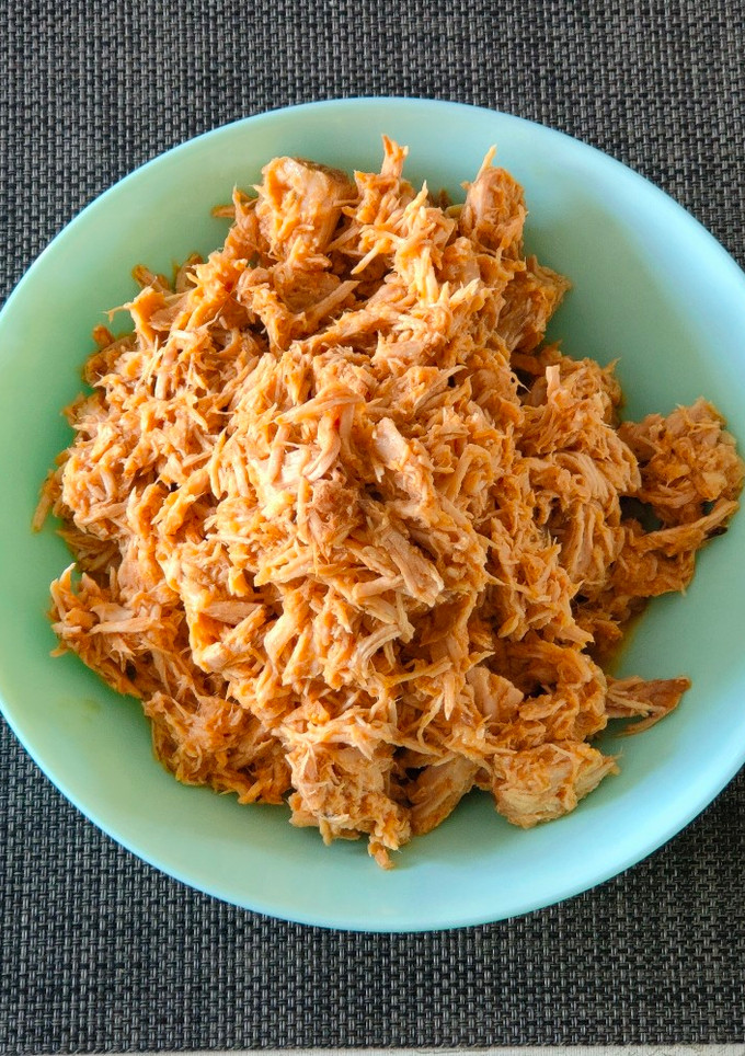 Una foto de Pulled pork fácil en olla lenta