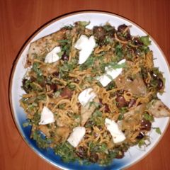 Mexican bhel 🫑🍋🍅🧀 A picture of Mexican bhel 🫑🍋🍅🧀.