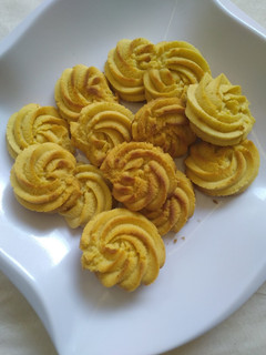 Vanilla custard cookies ainihin hoton girkin