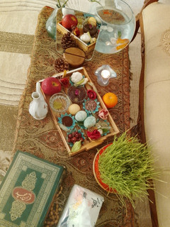 عکسی از دستور سفره هفت سین ساده امسال
