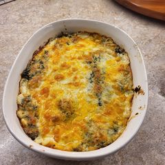 A picture of 4 Cheese Hot Spinach Dip.