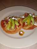 Tostadas de tinga nuevas texturas