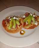 Tostadas de tinga nuevas texturas
