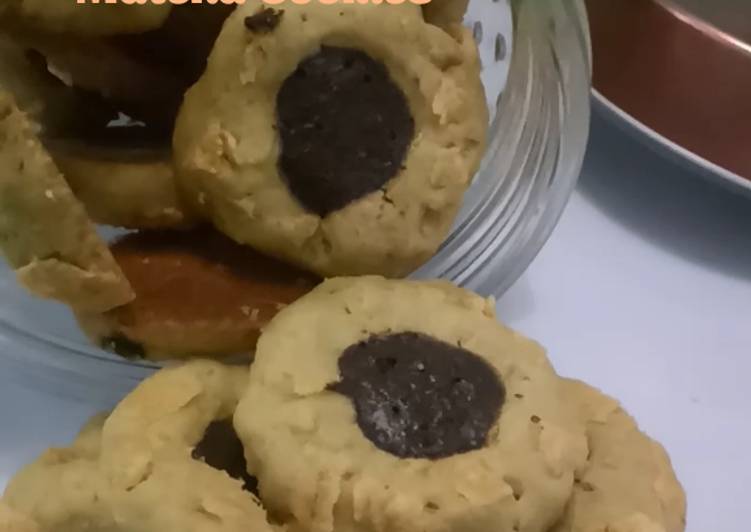 Cornflake Matcha Cookies