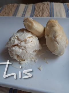 Foto resep Es krim durian simple