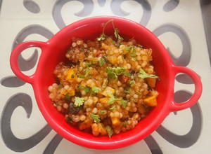 A picture of Sabudana Khichdi.