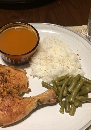 A picture of Easy Baked Chicken Leg Quarters.