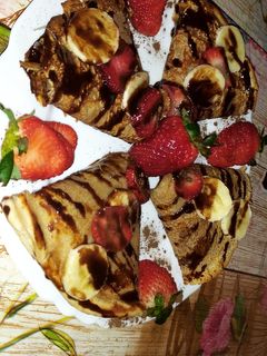 صورة لوصفة Crêpes شهي على السريع 🍓🍌