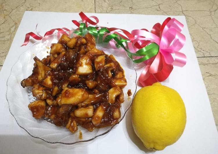 Cumi Bakar Madu Lemon