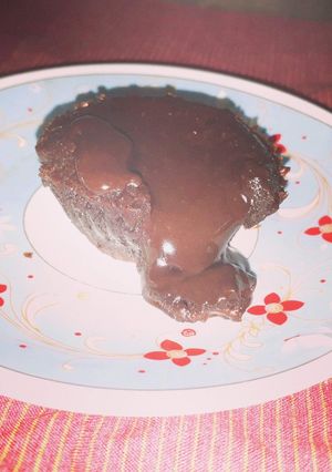A picture of Easy Eggless Choco Lava Cake.