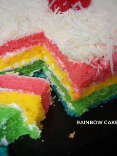 Foto resep Rainbow Cake