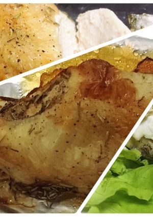 รูปของ อกไก่หมักนมสด-โรสแมรี่