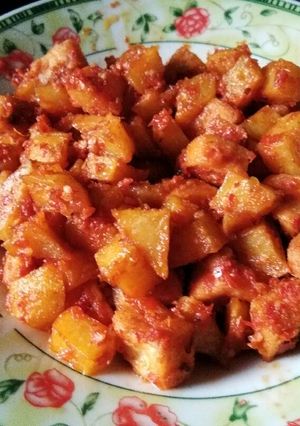 Foto resep Sambel kentang tahu