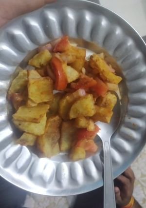 आलू टमाटर की सब्जी(ALOO TAMATAR K SABZI RECIE IN HINDI) रेसिपी मुख्य फोटो