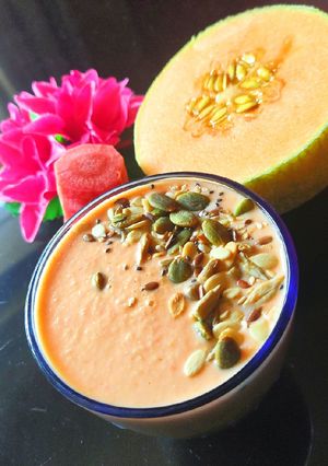 A picture of Muskmelon Milkshake.