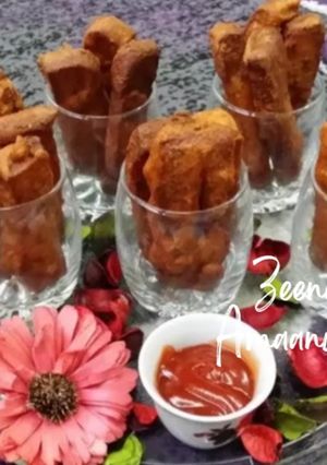 A picture of Fried Bread Sticks.