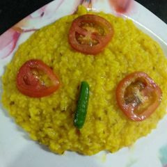 A picture of Moong daal khichdi.