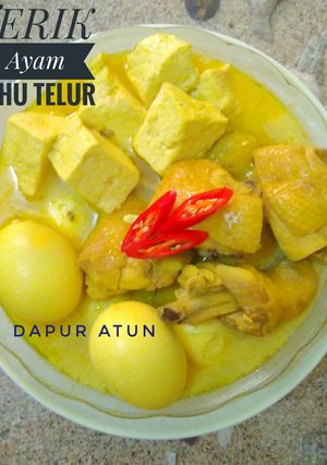 Foto resep Terik Ayam Tahu Telur