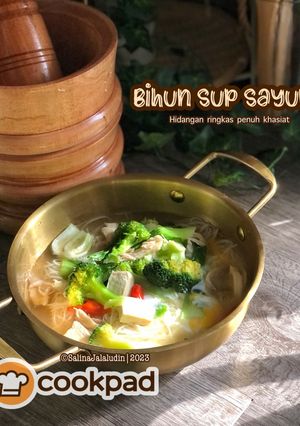 Gambar Bihun Sup Sayur