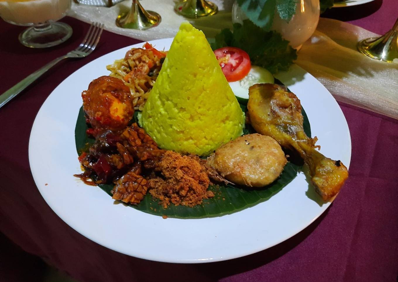 Nasi Kuning Rice Cooker
